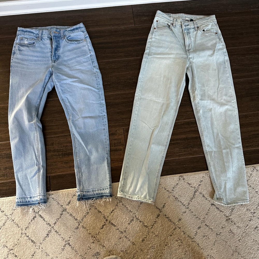 American eagle women’s jeans - 2 pairs size 2 short